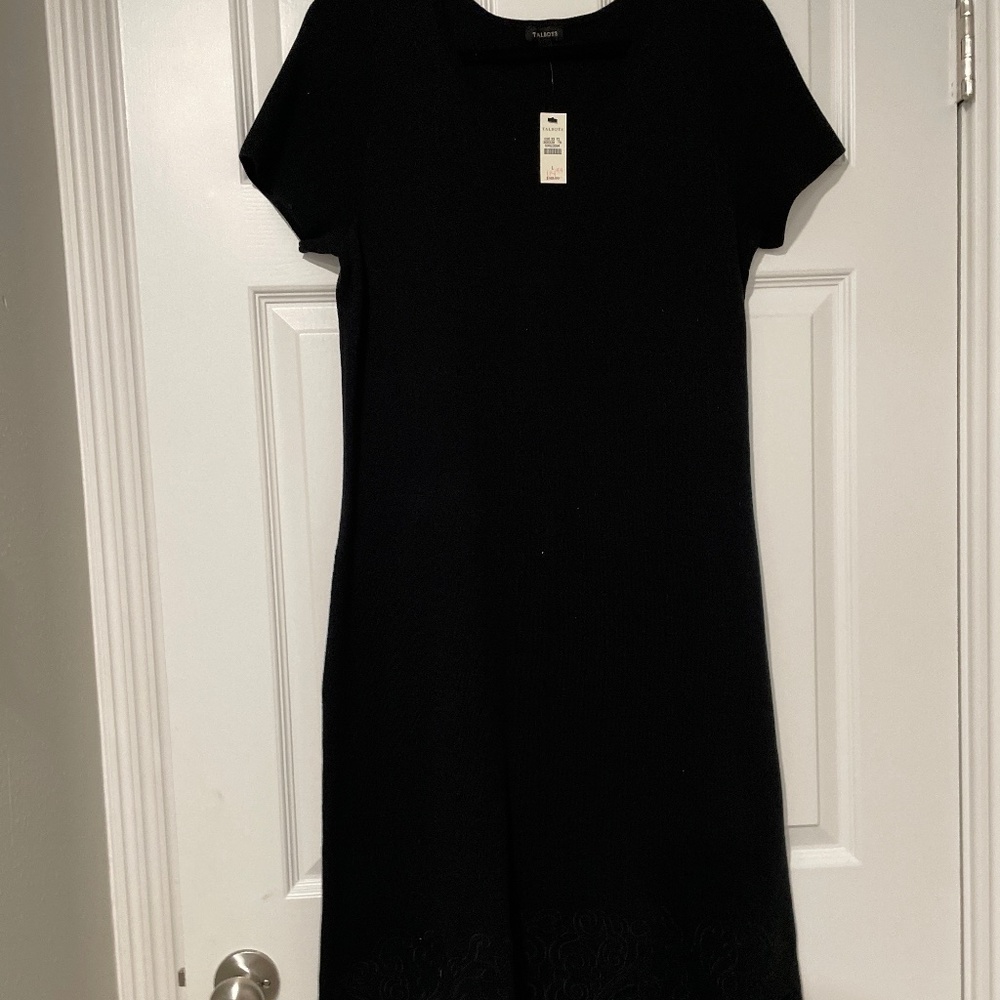 Brand new black Talbots shift dress
